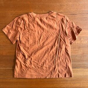Rust Orange Casual T-Shirt